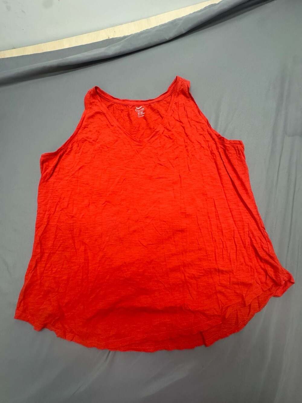 Old Navy Everywear Tank Top Size 2X Red V-Neck Sleeveless